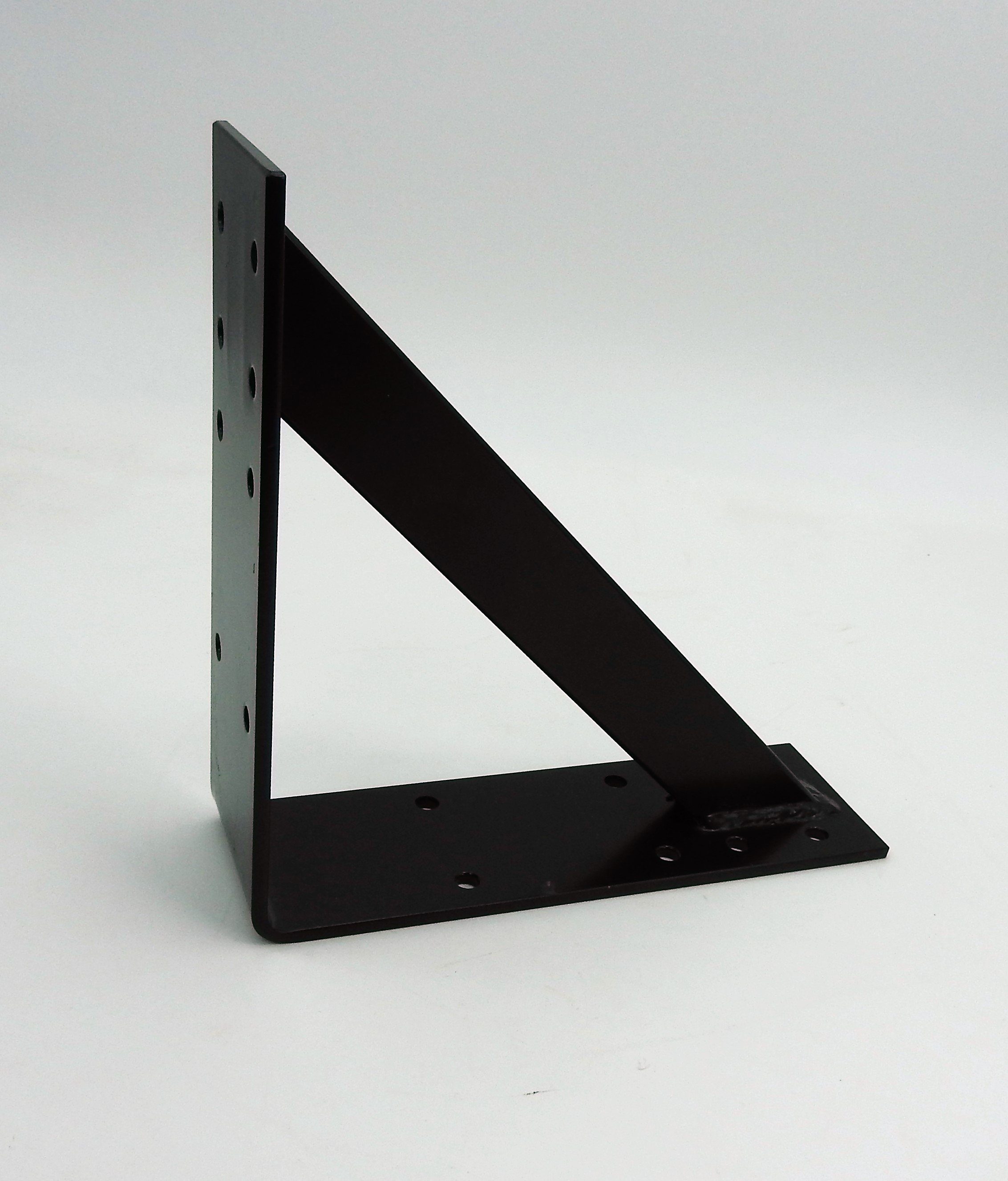 Holzkonstruktionsbeschlag, verstärkt 250x250x70mm dynamic24 3mm schwarz StahlWinkel Holzverbinder