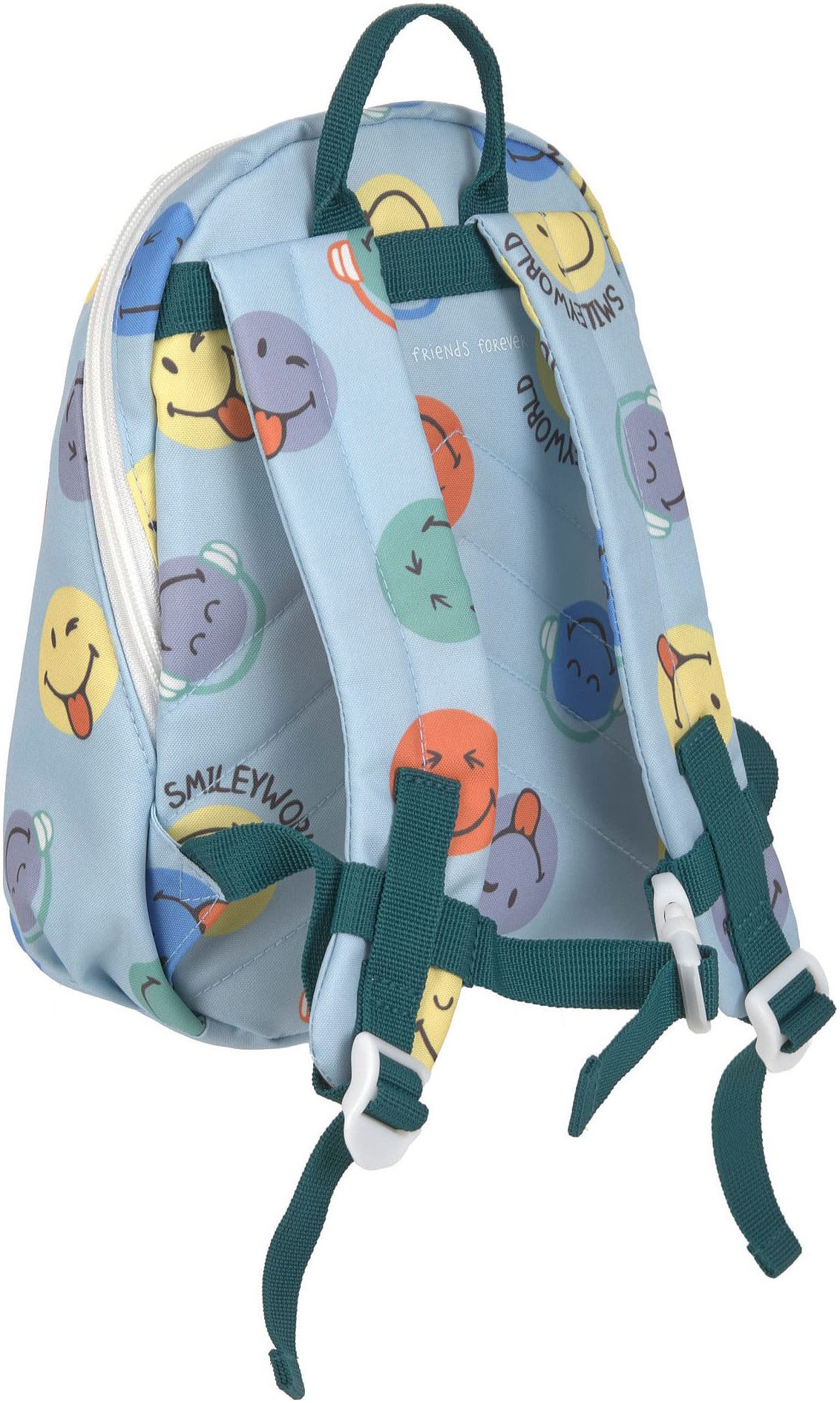 LÄSSIG Kinderrucksack Tiny Backpack SmileyWorld® blue