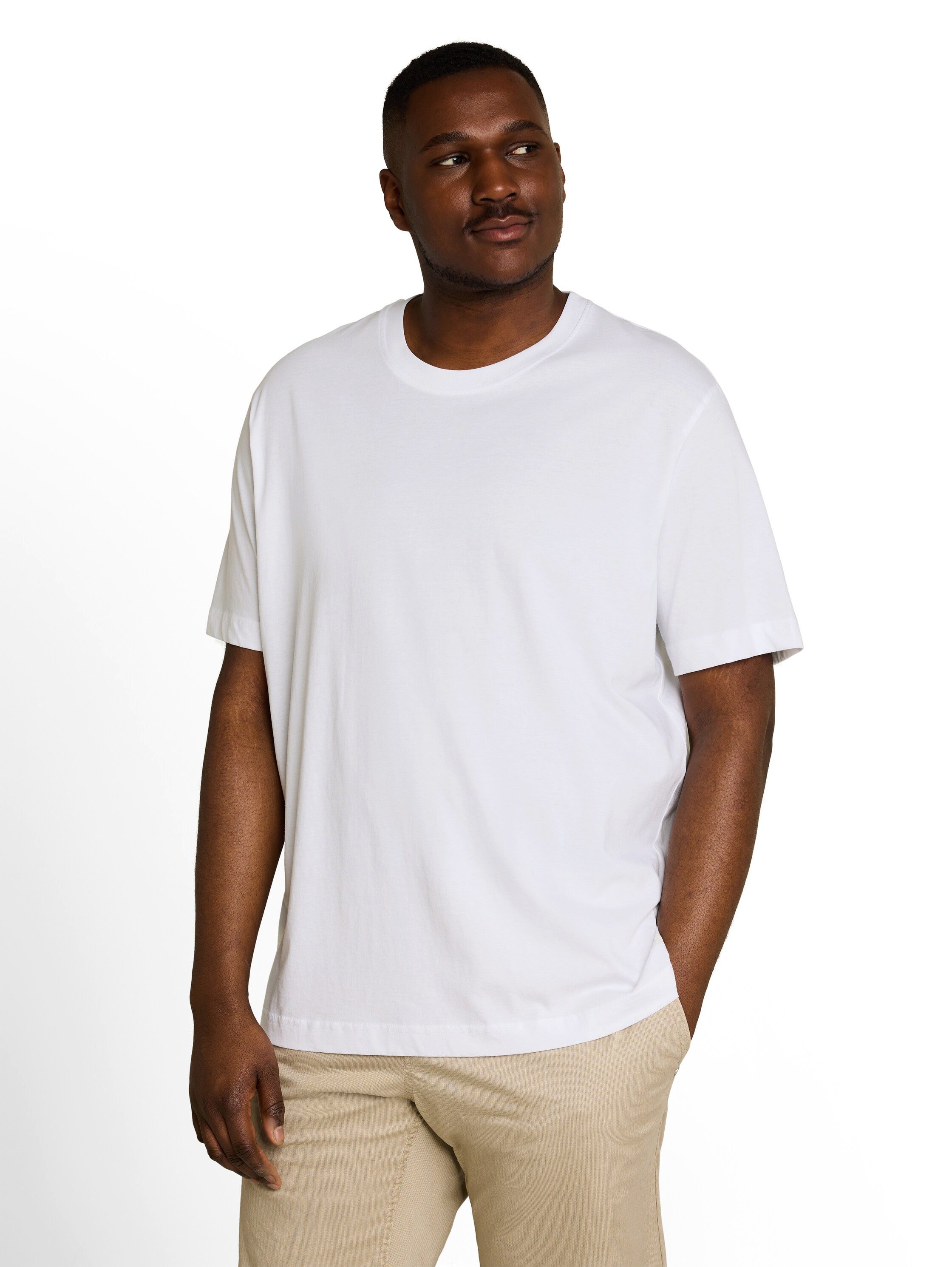 TOM TAILOR PLUS Print-Shirt (Packung, 2er) im 2er Pack
