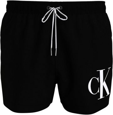 Calvin Klein Swimwear Badeshorts SHORT DRAWSTRING mit kontrastfarbenem Logo