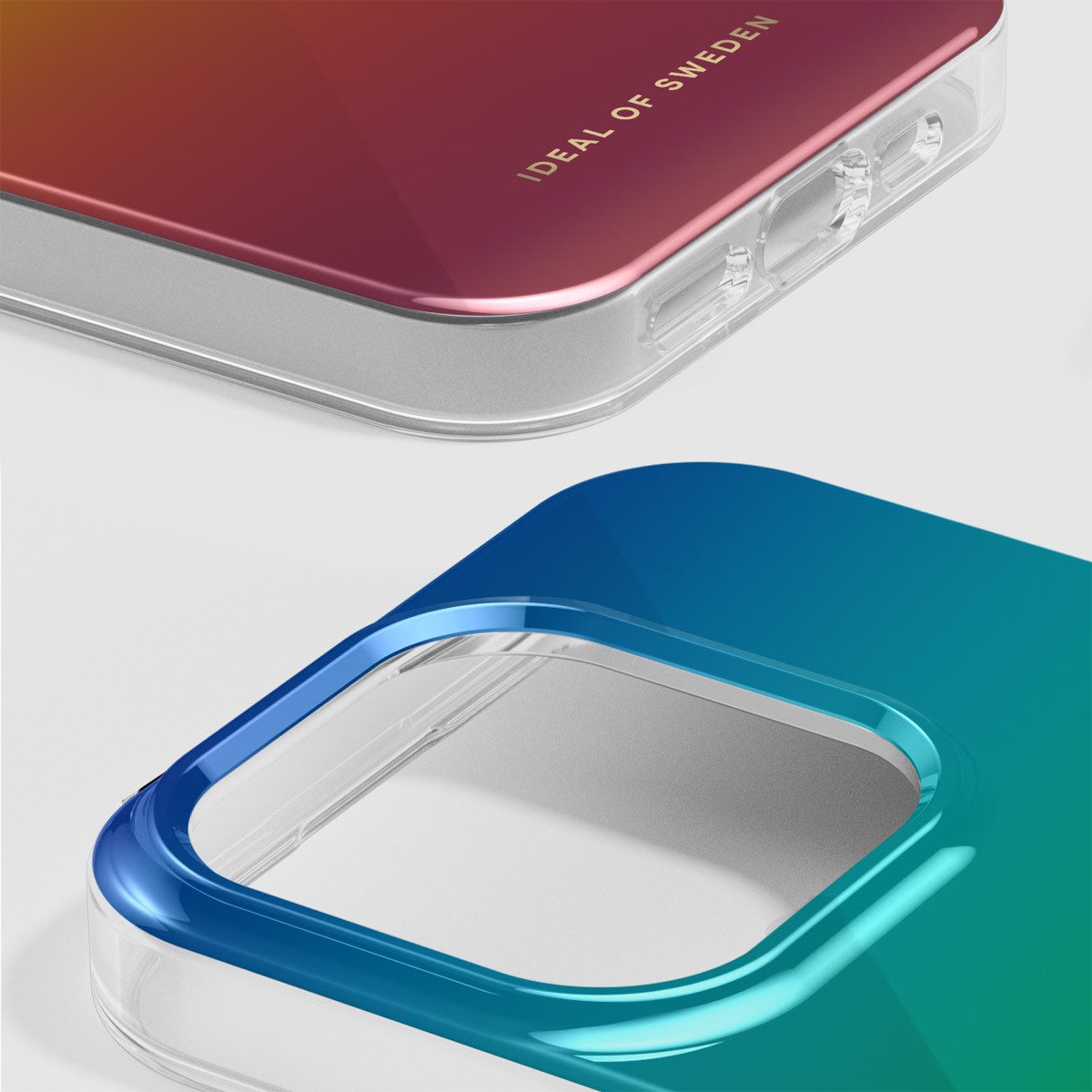 iDeal of Sweden Backcover iDeal of Sweden Mirror Case Apple iPhone 15 Pro Max - Rainbow