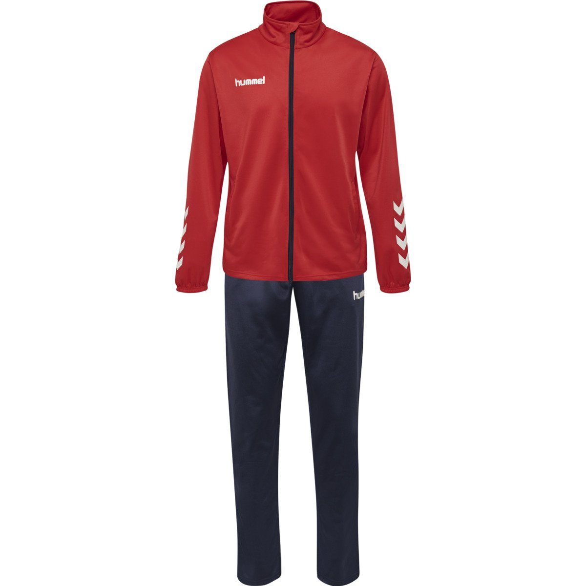 Trainingsanzug Kinder TRUE RED/MARINE Poly hummel Suit Unisex HMLPROMO Jogginganzug