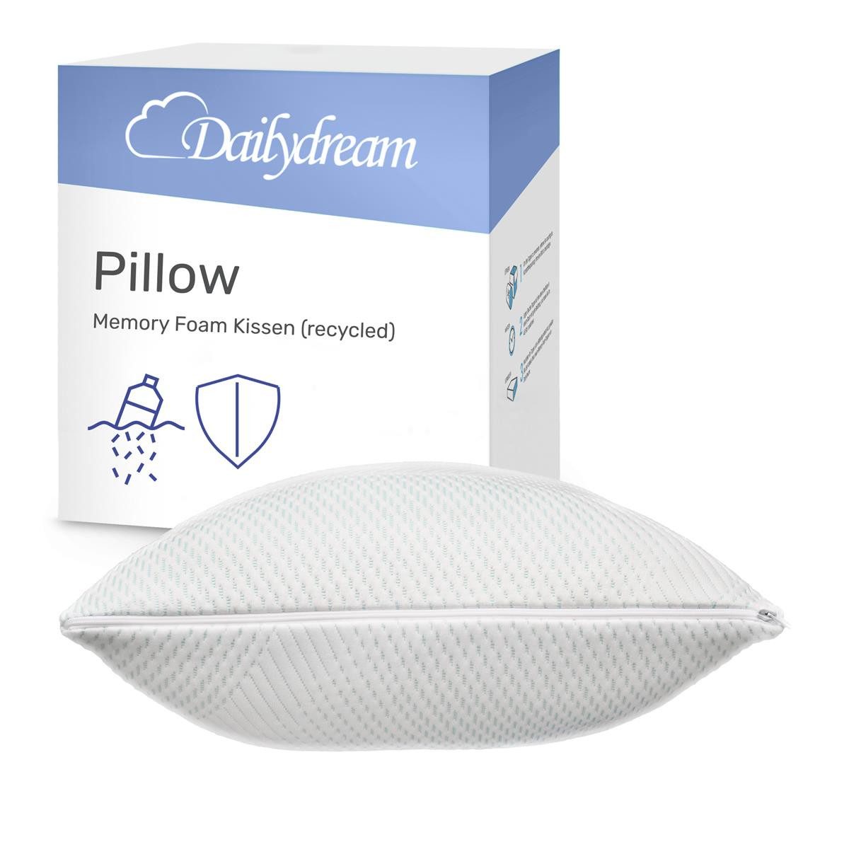 Dailydream Nackenstützkissen Dailydream Memory Foam Kissen, ergonomisches Nackenstützkissen mit Ant, Rückenschläfer, Kissenbezug mit Anti-Virus Funktion