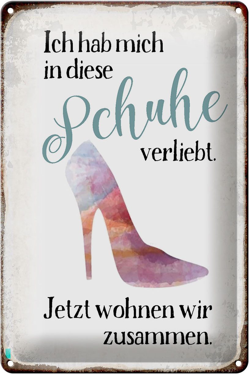 Hebold Metallschild Schild Blech 20x30cm Made in Germany Spruch hab