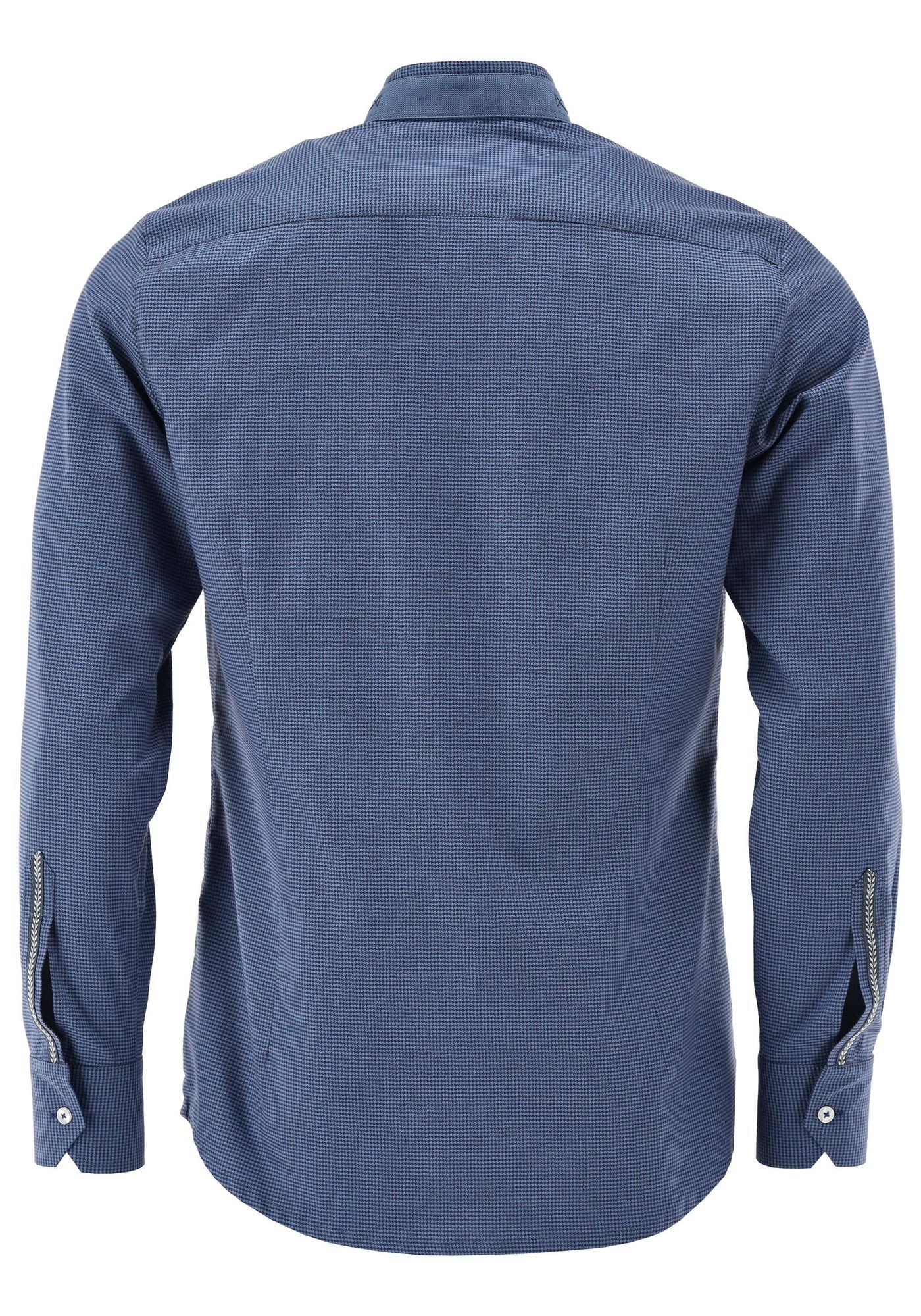 OS Trachten Trachtenhemd Ektio Slim Fit, Stehkragen, Hirsch-Stickerei auf d günstig online kaufen