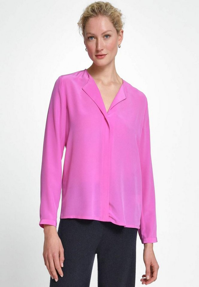 klassischem Bluse mit Design Klassische Silk include