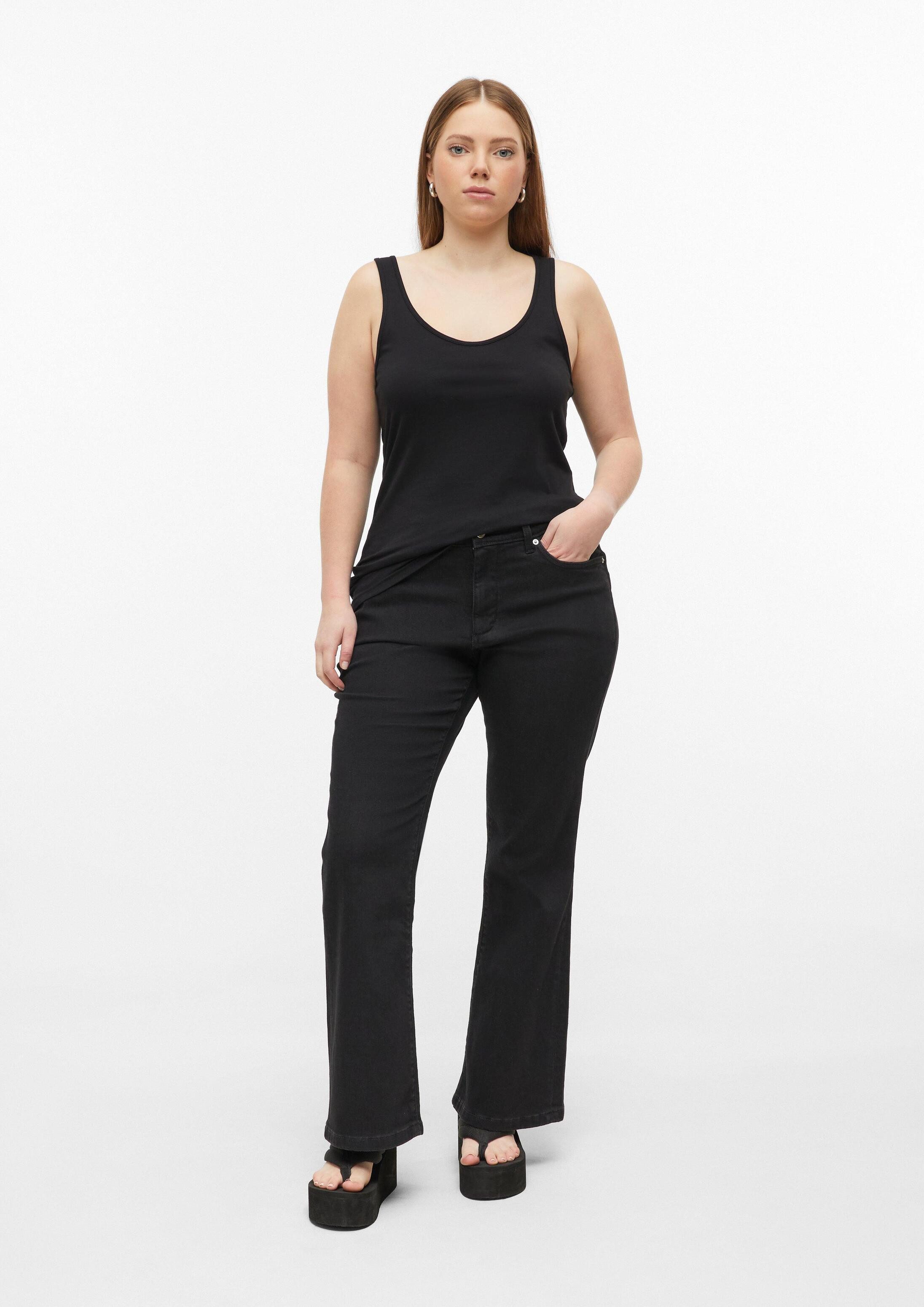 QS Bootcut-Jeans Jeans-Hose Jeans Flare / Mid Rise / Flared Leg