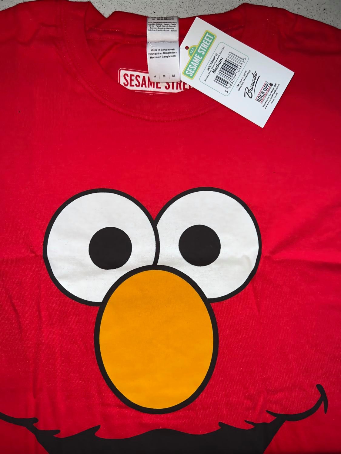 Sesamstrasse Print-Shirt ELMO Sesamstrasse T-Shirt Ropt Herren S M L XL XXL T-Shirt Sesamstrasse