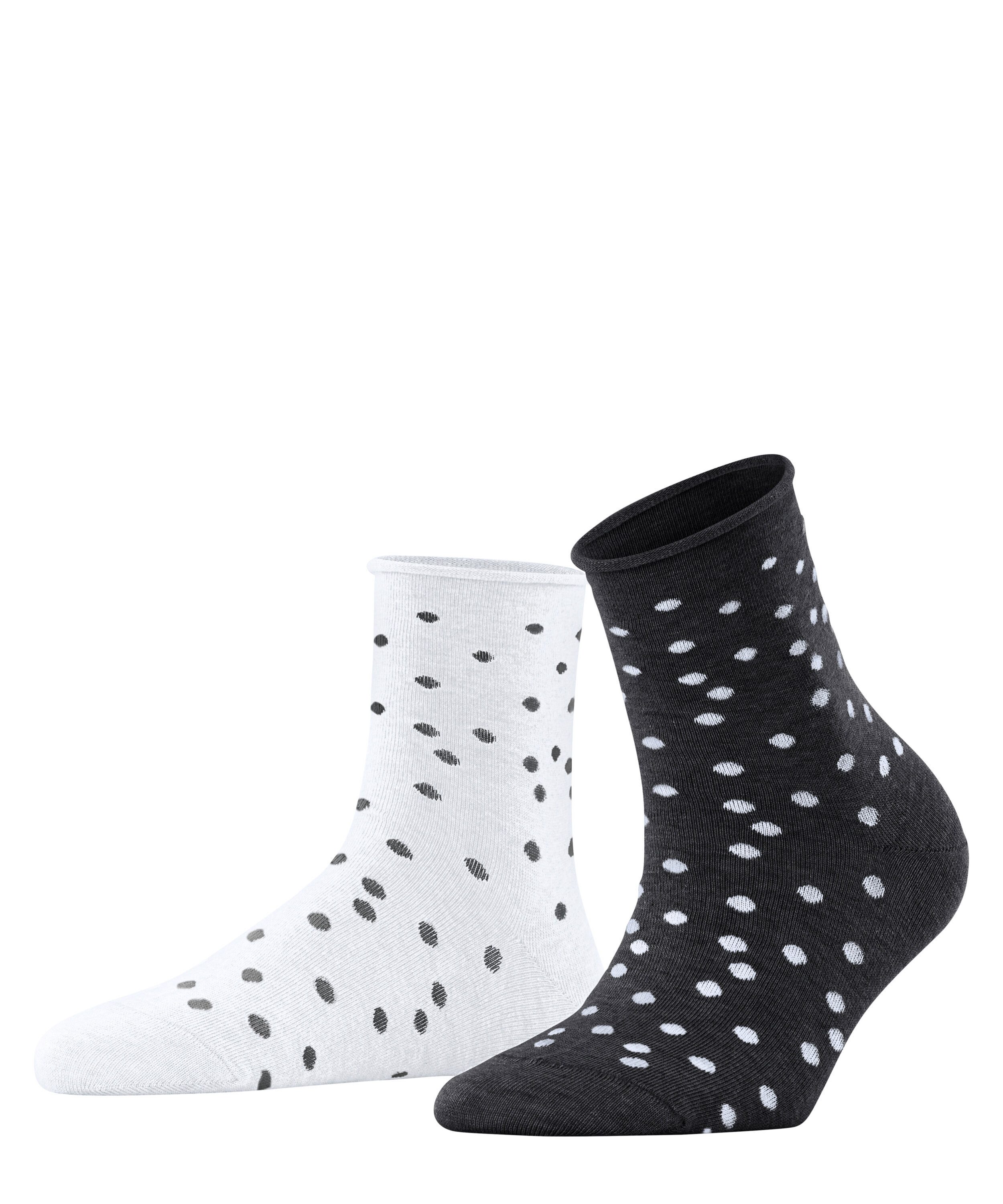 Esprit Socken Esprit Irregular Dots 2-Pack Damen mit Punktdesign (2-Paar) mit Punktdesign