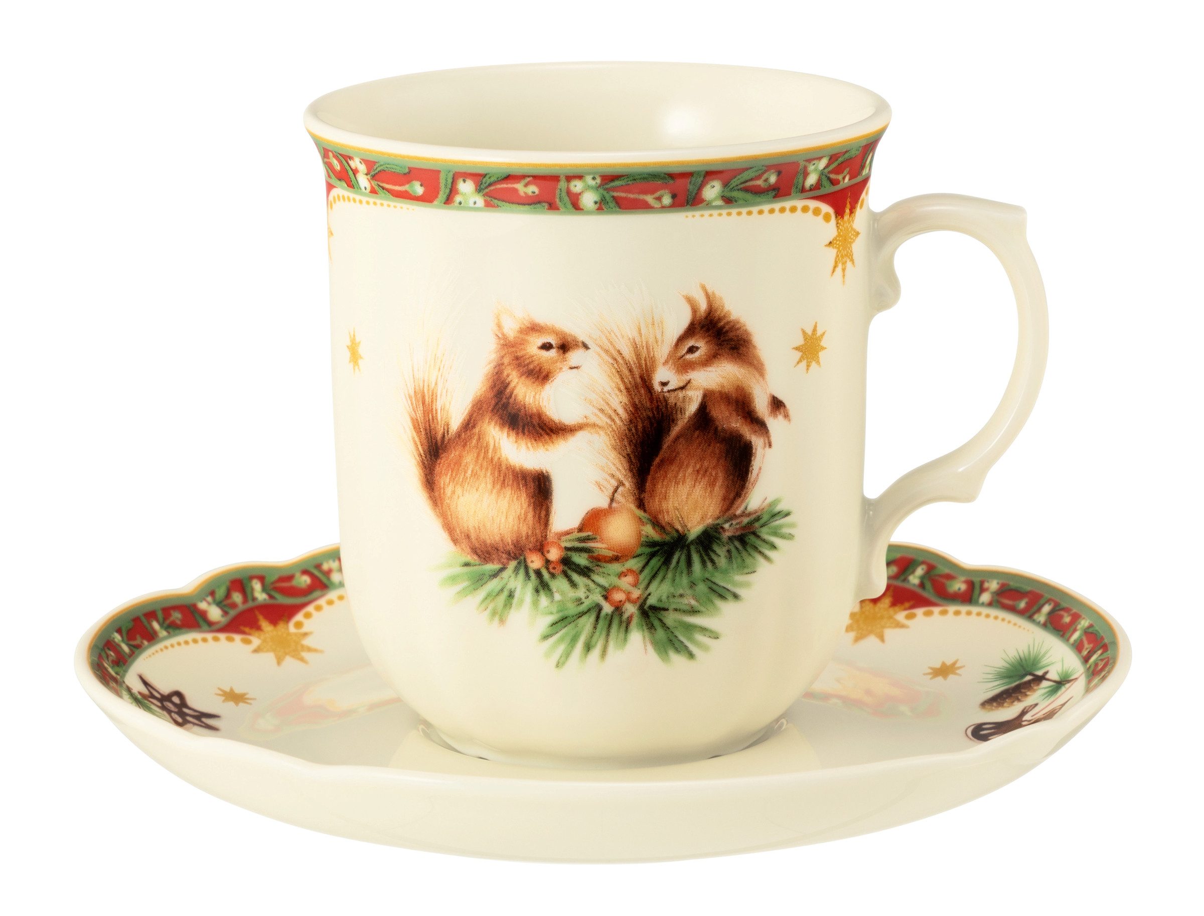 Seltmann Weiden Untertasse Marieluise - Weihnachtsnostalgie, (1 St), Kombi-Untertasse 15 cm
