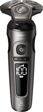 Philips Elektrorasierer Series 9000 Prestige SP9872/15, Aufsätze: 2, Etui, mit SkinIQ Technologie