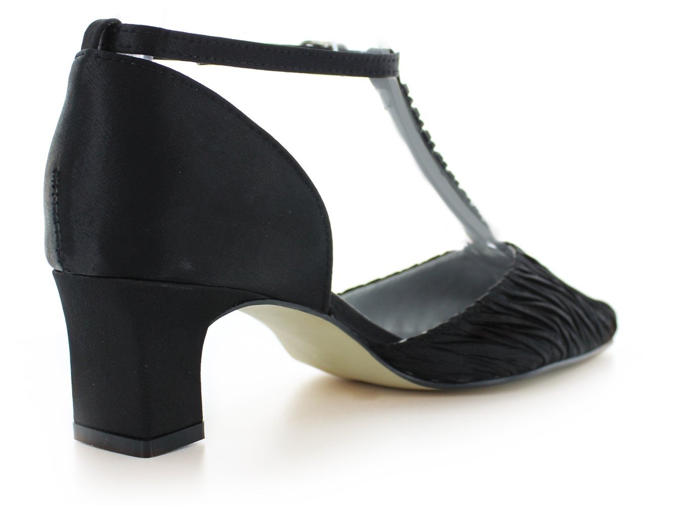 White Lady 249 Satin Pumps mit T-Steg T-Strap Pumps günstig online kaufen