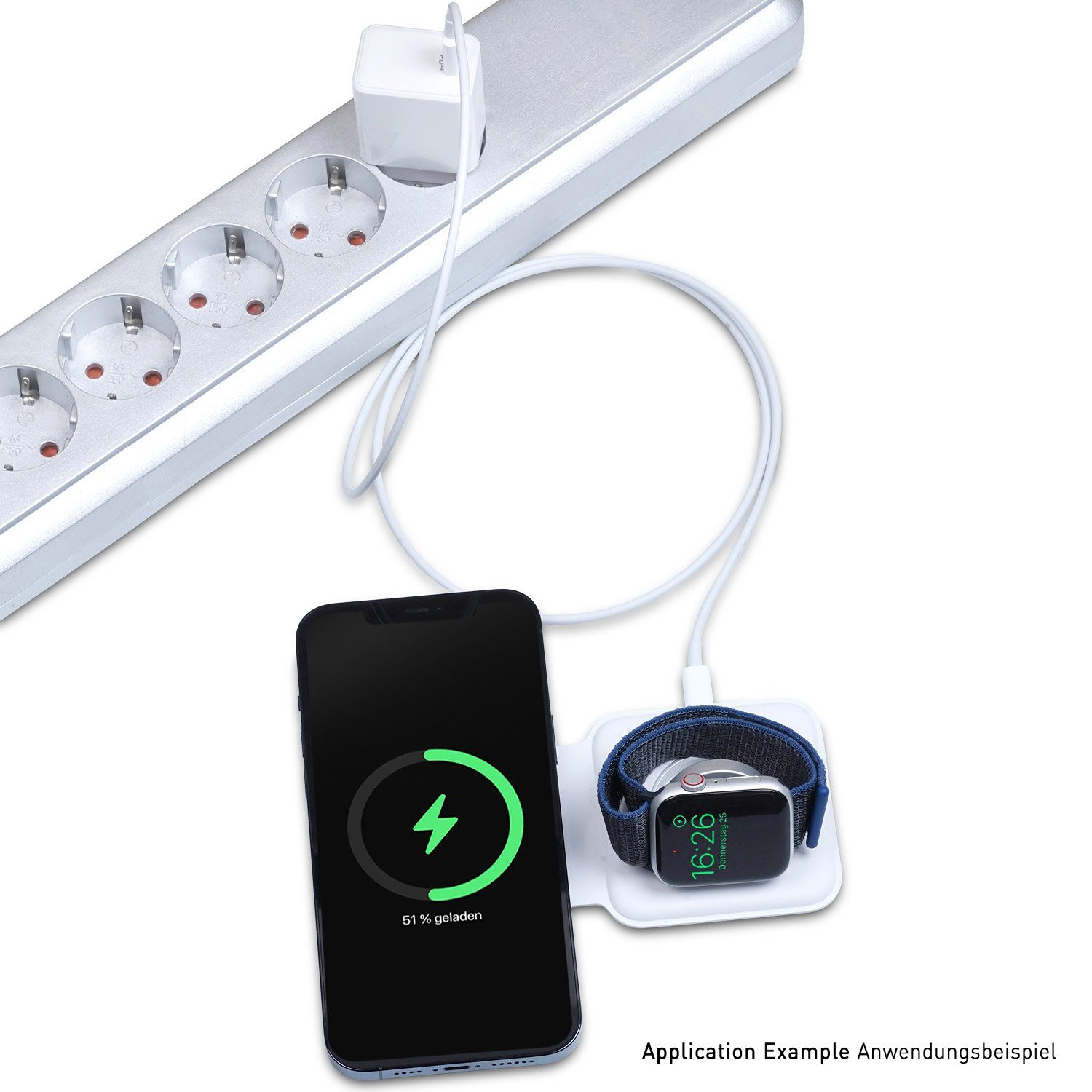 Wicked Chili 20W USB C Netzteil für iPhone 13 MagSafe-Charger Steckernetzteil