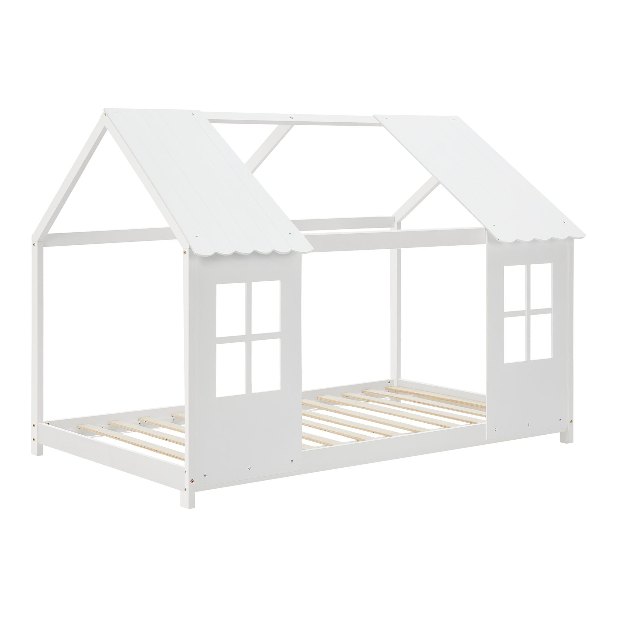 en.casa Kinderbett, »Tostedt« Halboffenes Design 90x200cm günstig online kaufen