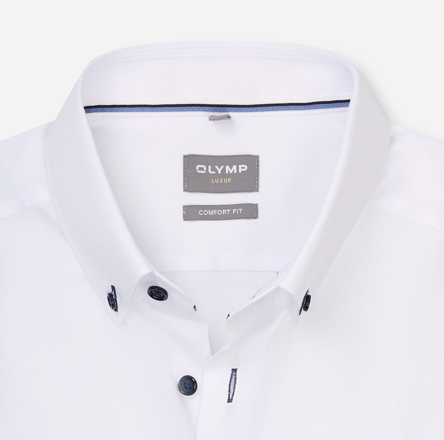 OLYMP Langarmhemd Luxor Businesshemd, comfort fit, Button-down-Kragen