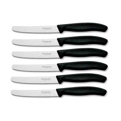 Victorinox Messer-Set Brötchenmesser Tomatenmesser 6-teilig (6-tlg), Messerset