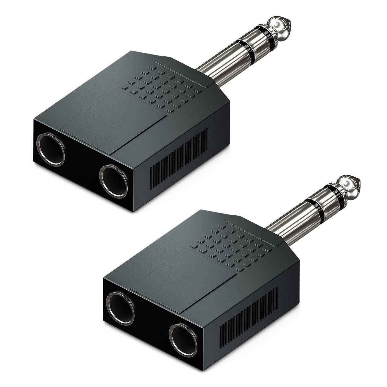 deleyCON »deleyCON 2x 6,3mm Klinke Audio Adapter 6,3mm Klinke Stecker zu 2x  6,3mm Buchse« Notebook-Adapter online kaufen | OTTO