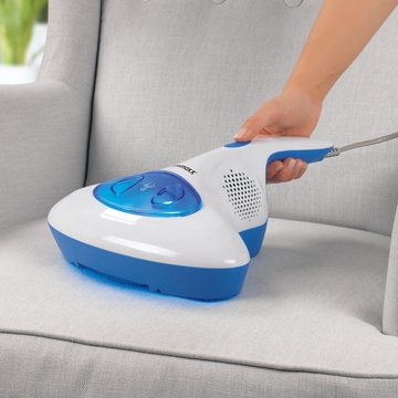 CLEANmaxx Matratzenreinigungsgerät mit UV-C-Licht - Reinigen & Desinfizieren -blau - 300W, Milben-Handstaubsauger blau