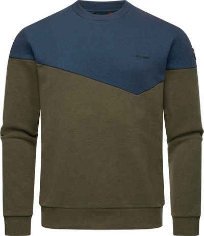 Ragwear Sweater Dotie Weicher Herren Pullover in angesagter Farbkombination
