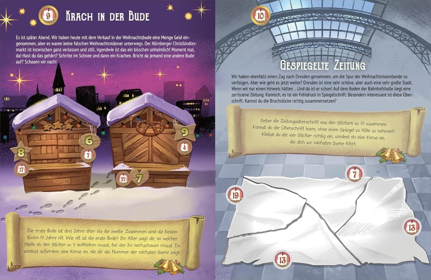 Ars Edition Bücher-Adventskalender Adventskalender (Escape, 1-tlg), Made in Europe