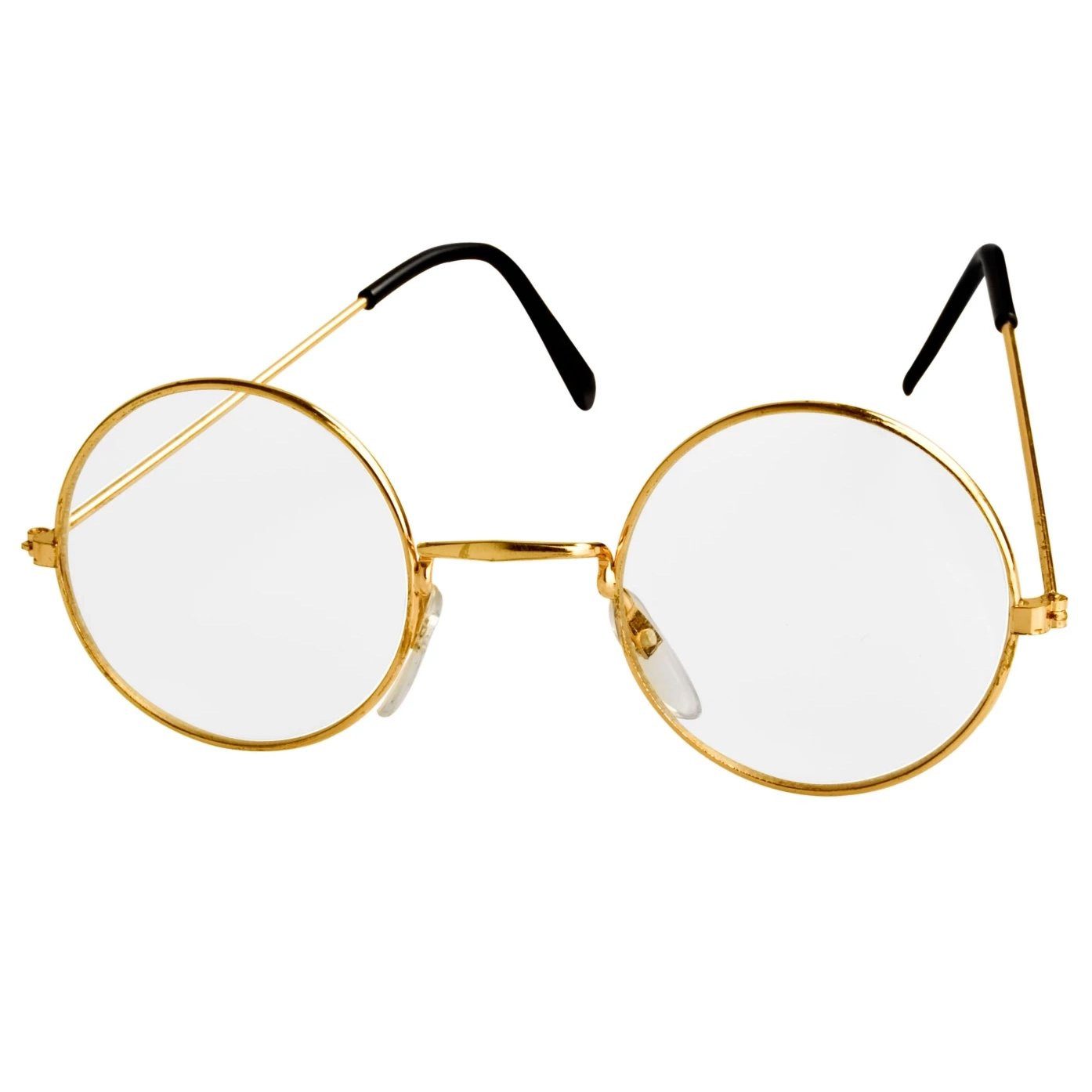 Metamorph Kostüm Nickelbrille gold