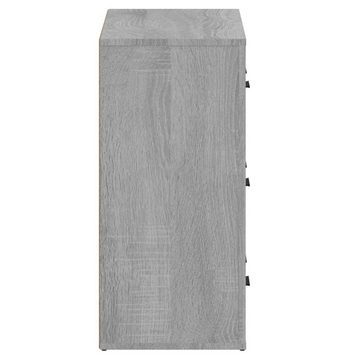 vidaXL Sideboard Sideboards 2 Stk. Grau Sonoma Holzwerkstoff (2 St)
