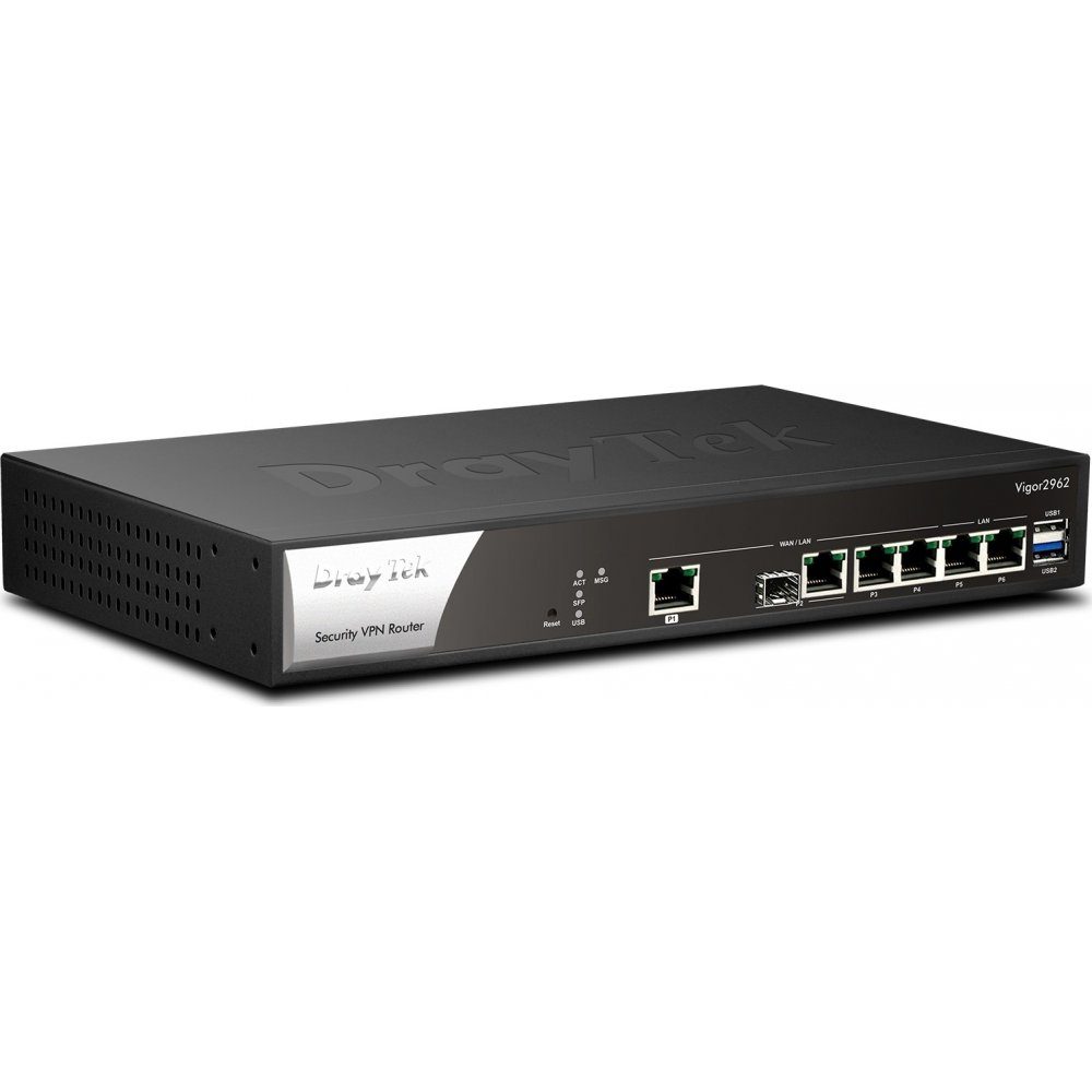DrayTek Vigor2962 - WAN Router - schwarz VPN-Router
