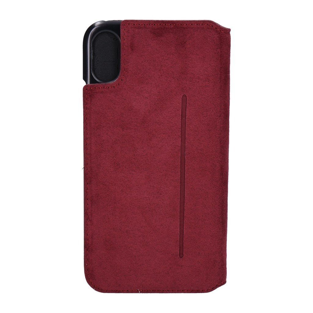 bugatti Handyhülle »Leder Flipcase für iPhone X in rot« online kaufen | OTTO