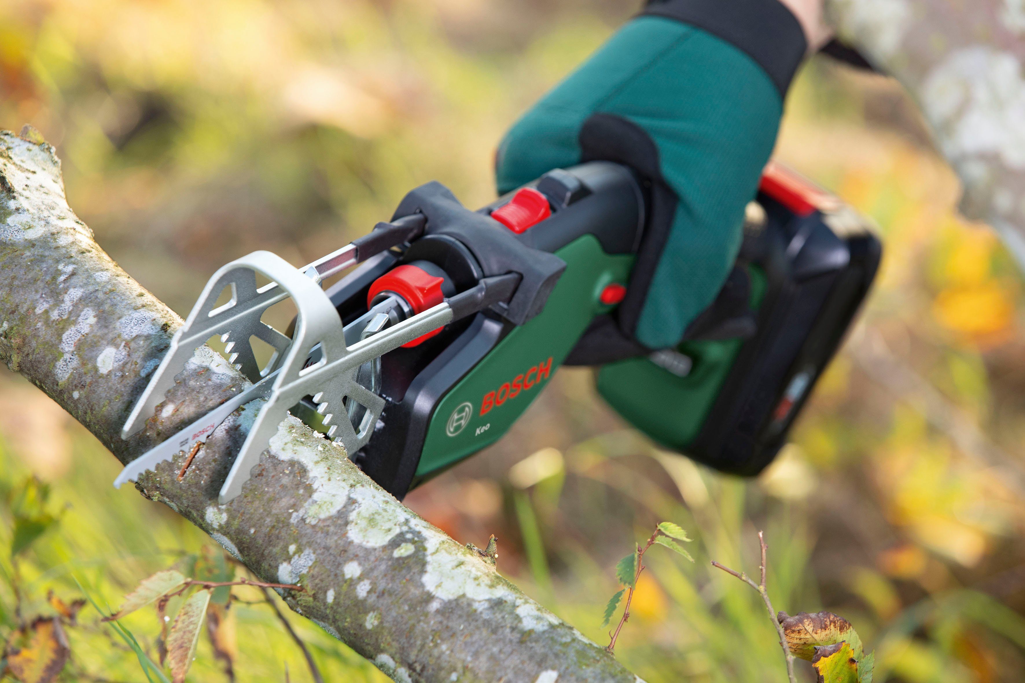 Schweizer 18, & Ladegerät Garden Bosch Akku Keo Home Akku-Säbelsäge ohne und mit Präzisionsklinge,