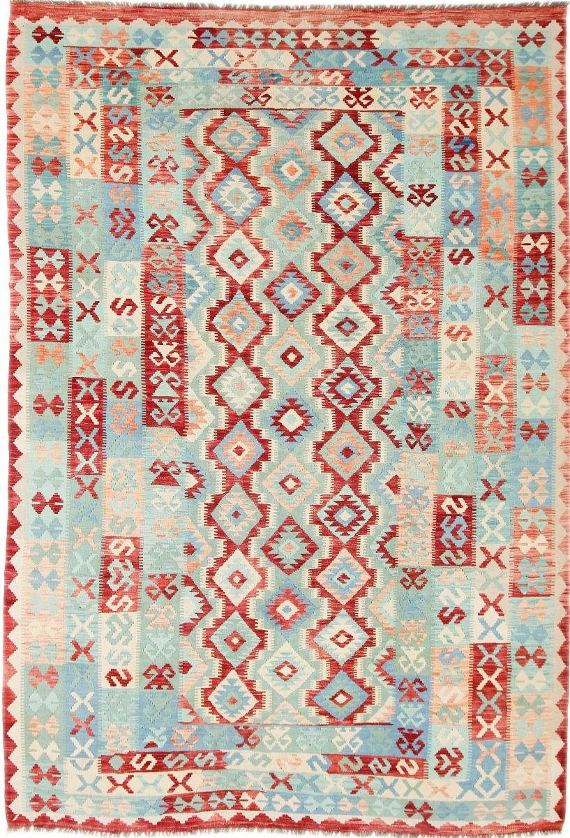 mm rechteckig, Moderner Afghan Orientteppich Orientteppich, Kelim 3 Heritage 215x316 Nain Trading, Höhe: Handgewebter