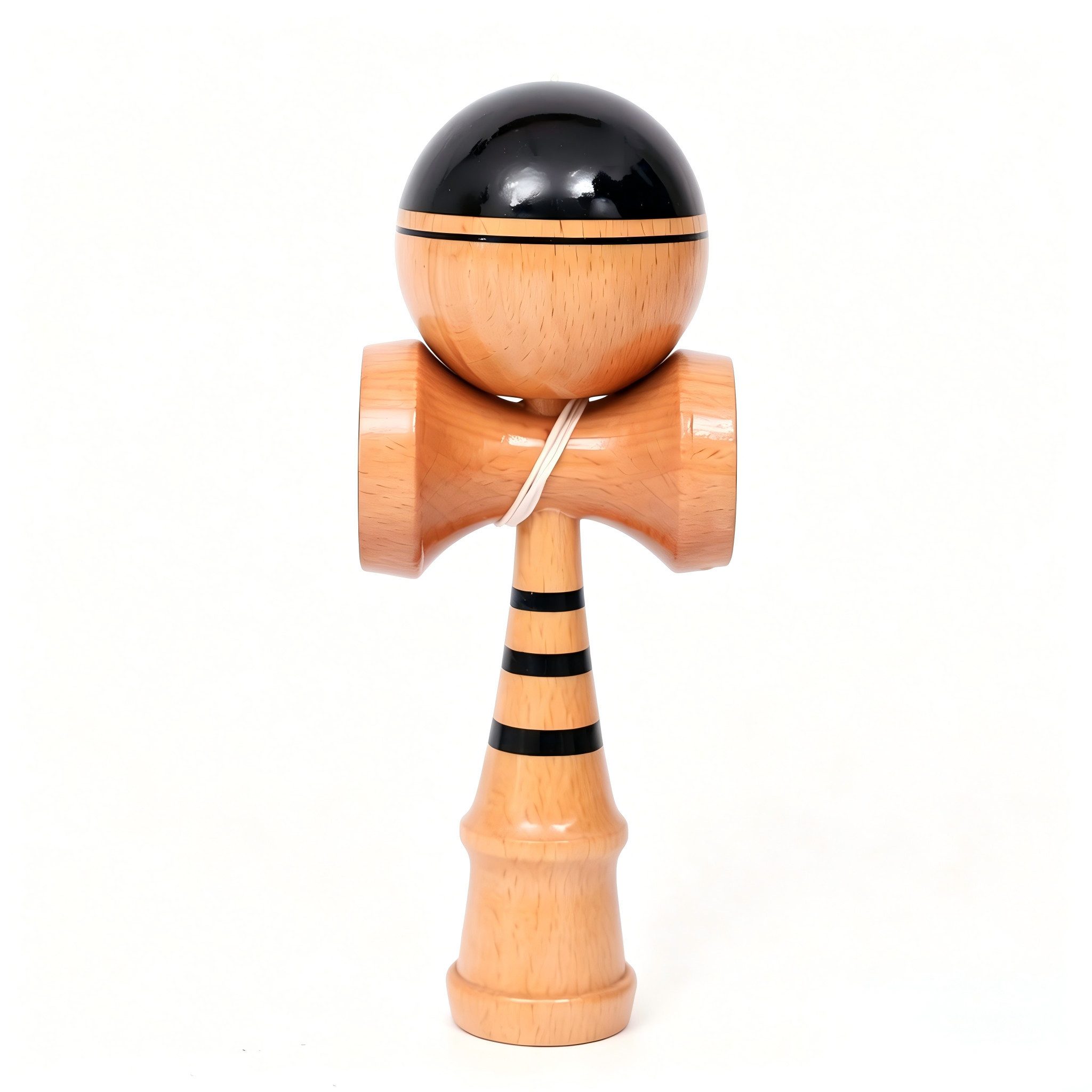 Kityhome Lernspielzeug Kendama aus Buchenholz japanisches Geschicklichkeitsspiel (Packung, 1-St., kendama), Kendama - Fang den Ball,Perfekt ausbalanciert für präzises Spiel