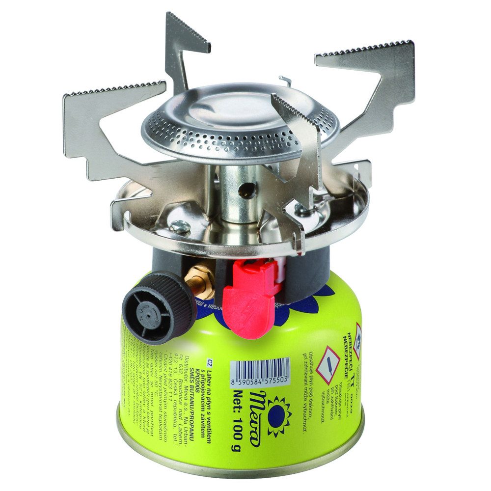 PrimeVal Gaskocher Campingkocher Gaskocher, (Spar-Set, 1-St), Piezozündung, geringer Gasverbrauch, feldtauglich