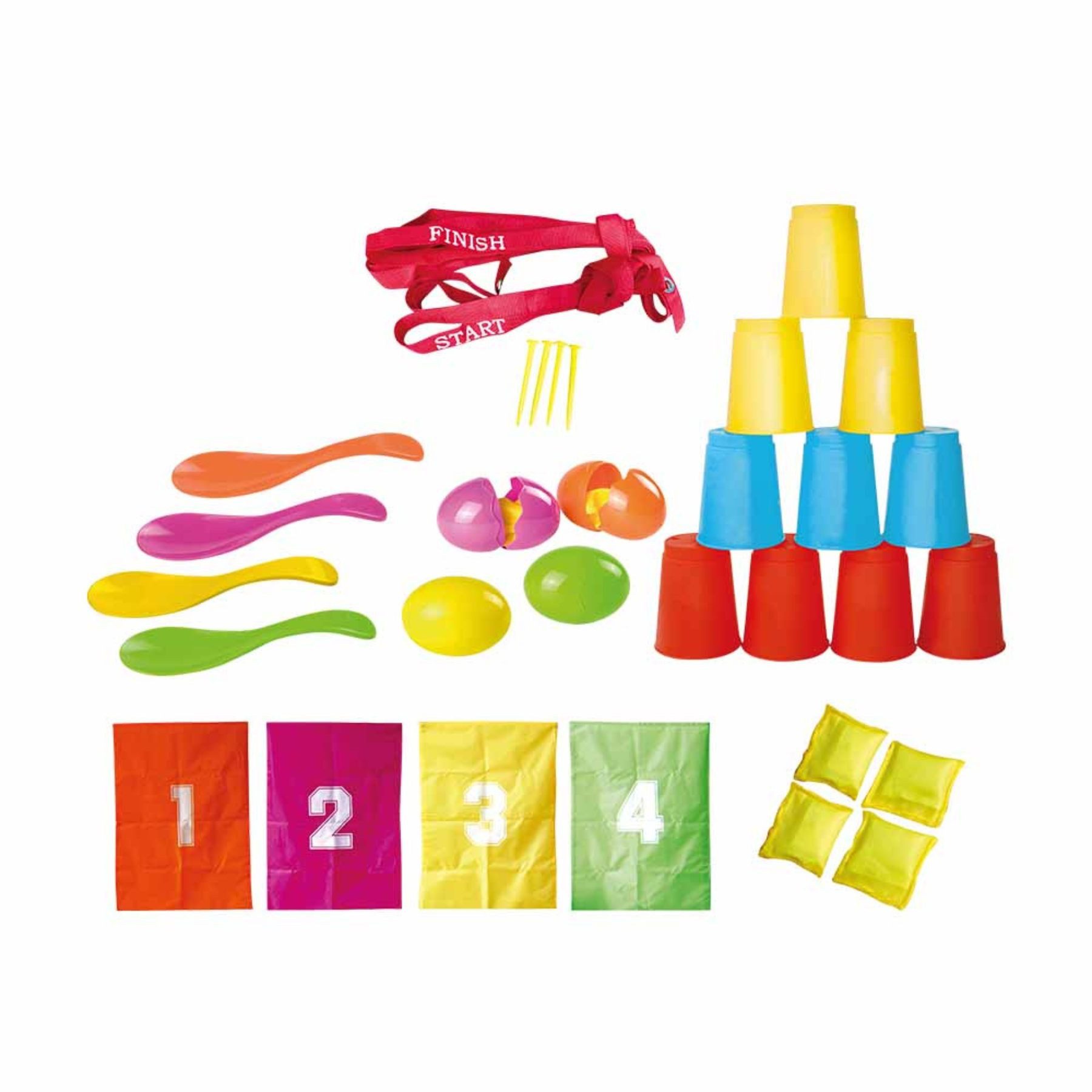 cofi1453 Spiel Partyset Kinder Outdoor Spiele Gartenspiele Bewegungsspiel