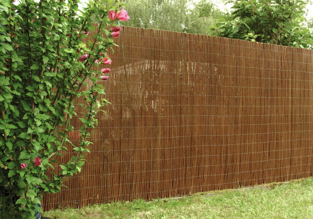 Floraworld Sichtschutzzaunmatten, Sichtschutz Weide 300 x 150 cm classic