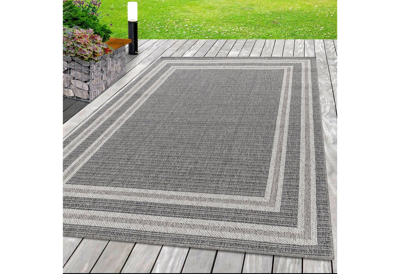 Ayyildiz Teppiche Outdoorteppich ARUBA 4901, auch als Läufer, rechteckig, Höhe: 6 mm, Pflegeleicht, Modern, In- und Outdoor geeignet
