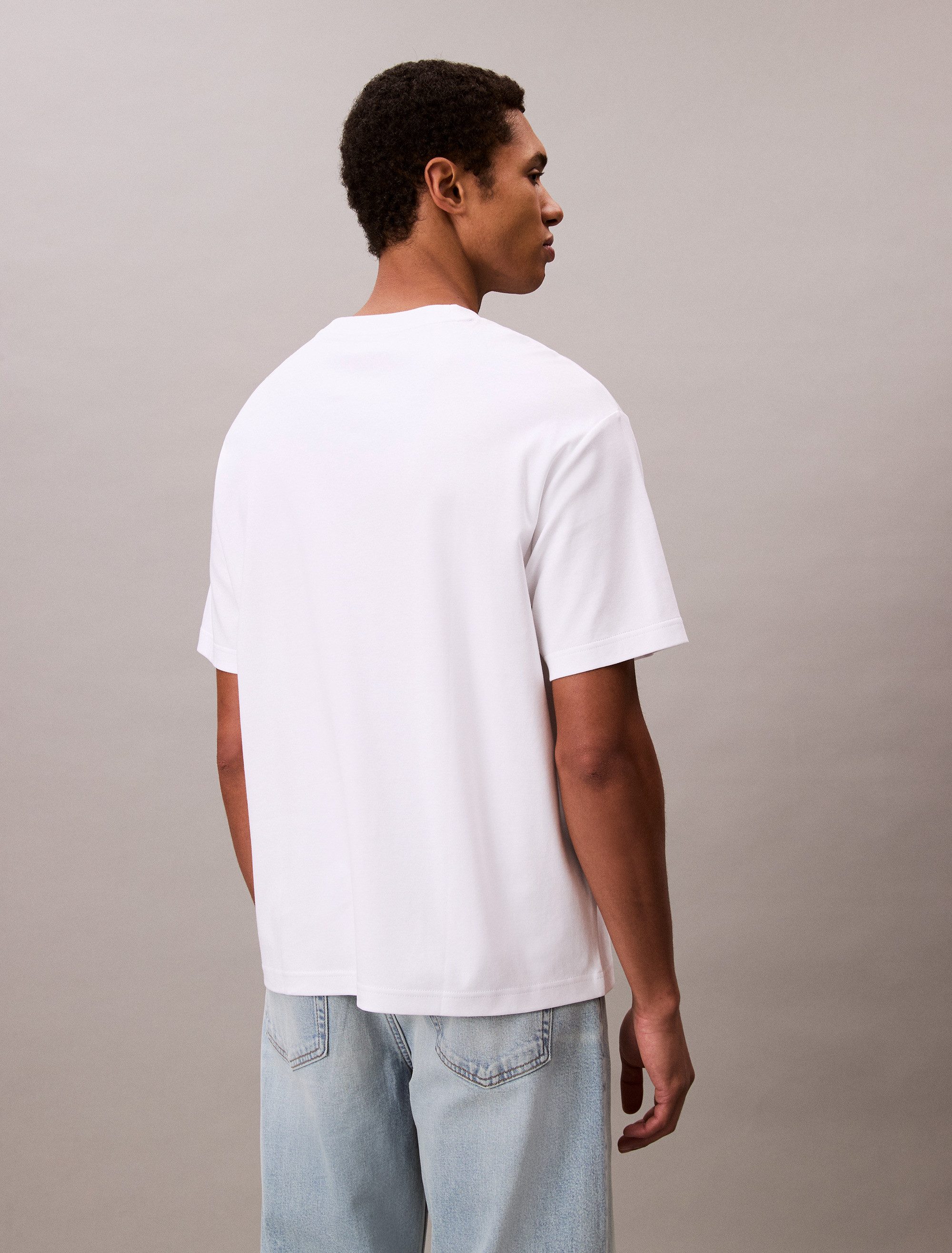 Calvin Klein T-Shirt A - Rel Fashion Logo Tee Mit Rundhalsausschnitt günstig online kaufen