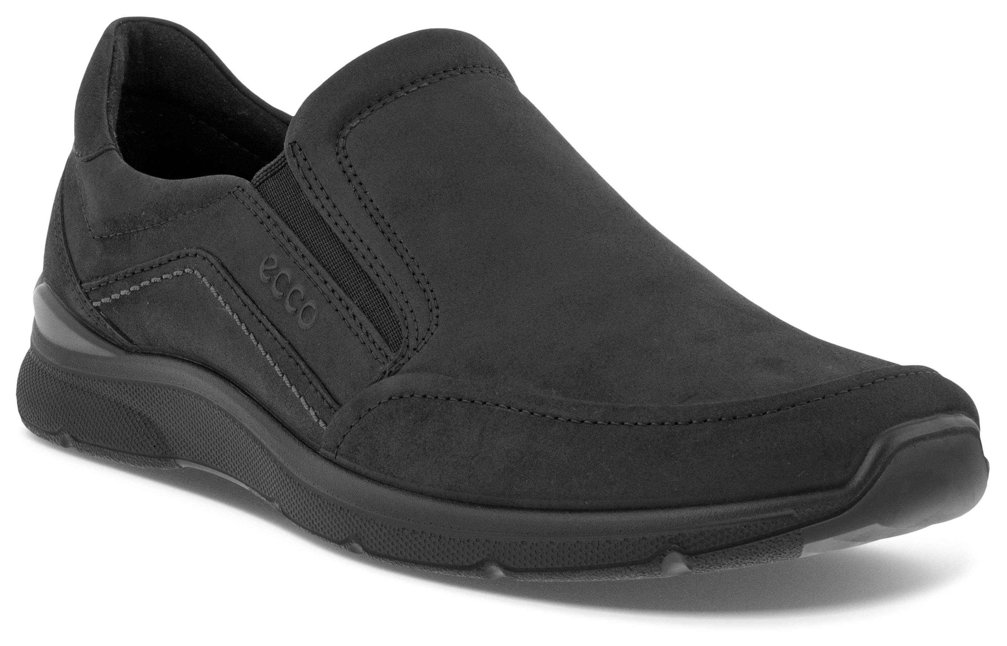 Ecco Irving black Flutter Slipper mit beidseitigen Stretcheinsätzen