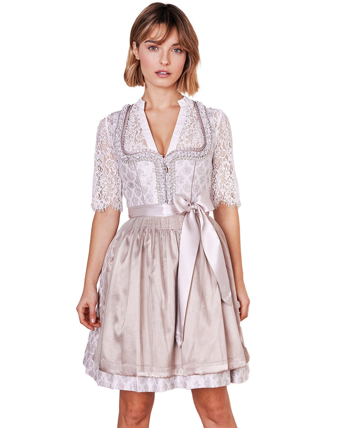 Krüger Madl Дирндль 'Aleya' 414466, Natur Flieder 50cm