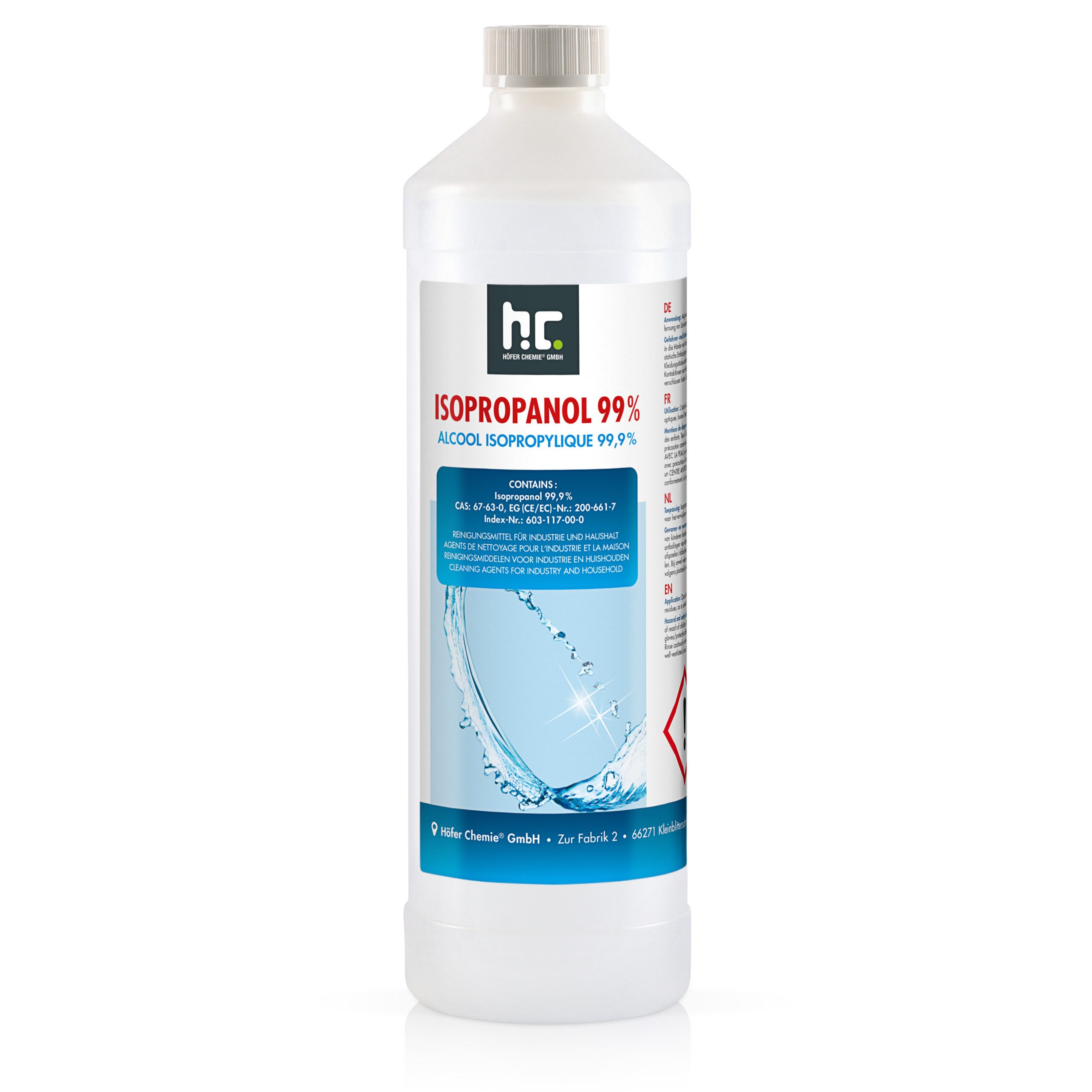 1 L Isopropanol 99,9% Grundreiniger