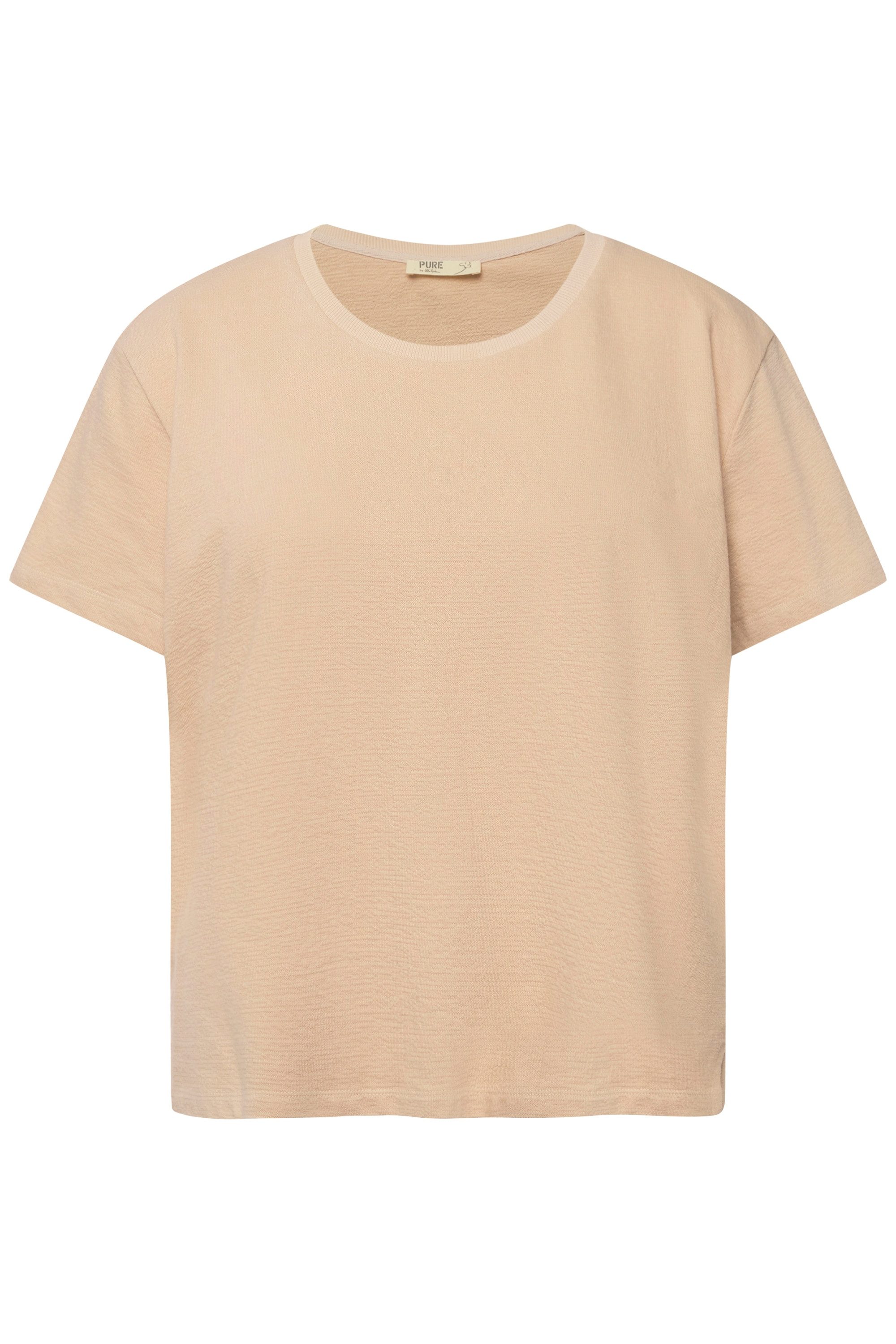 Ulla Popken T-Shirt T-Shirt Rundhals Halbarm günstig online kaufen