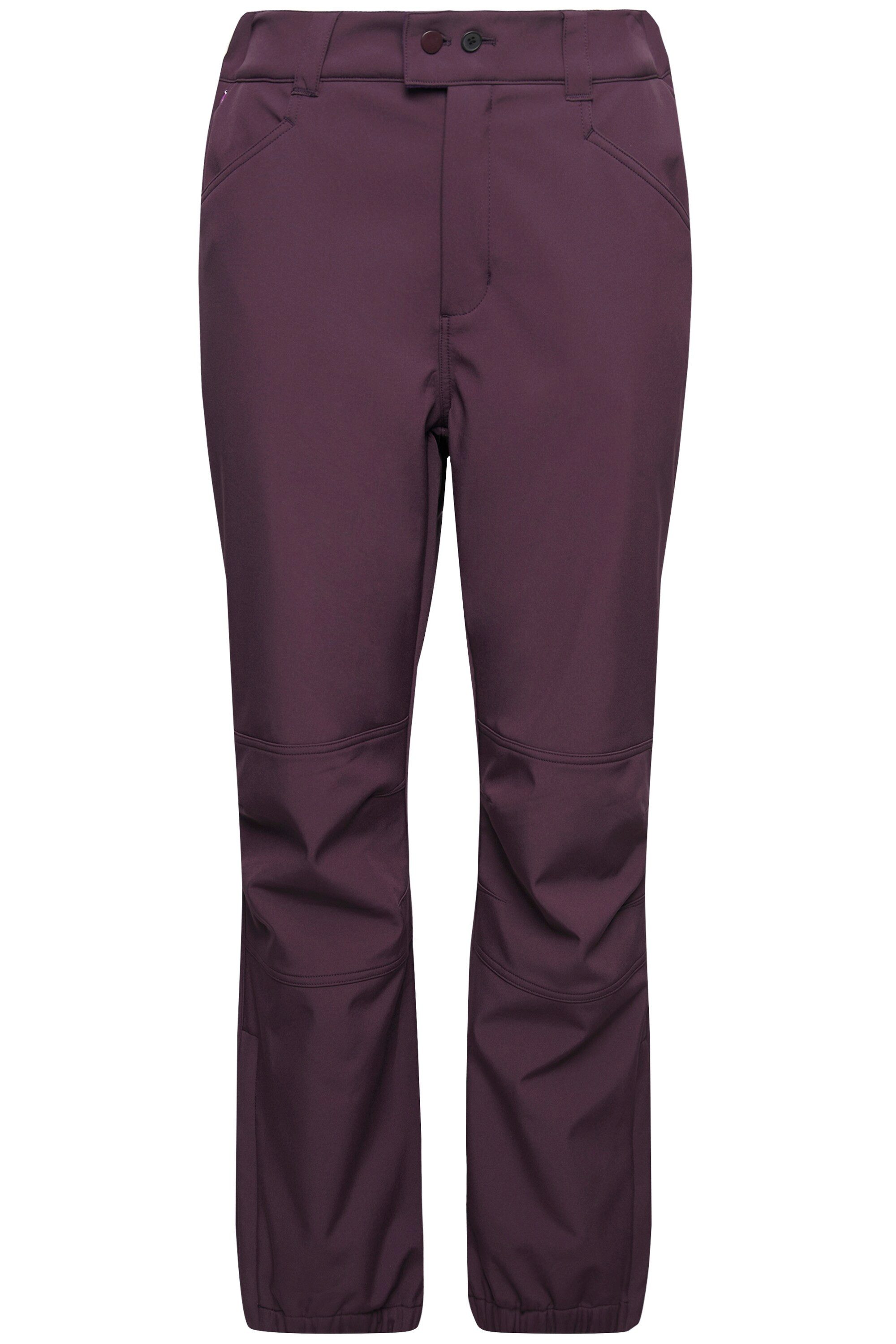 Ulla Popken Funktionshose Softshellhose wasserabweisend Formknie günstig online kaufen