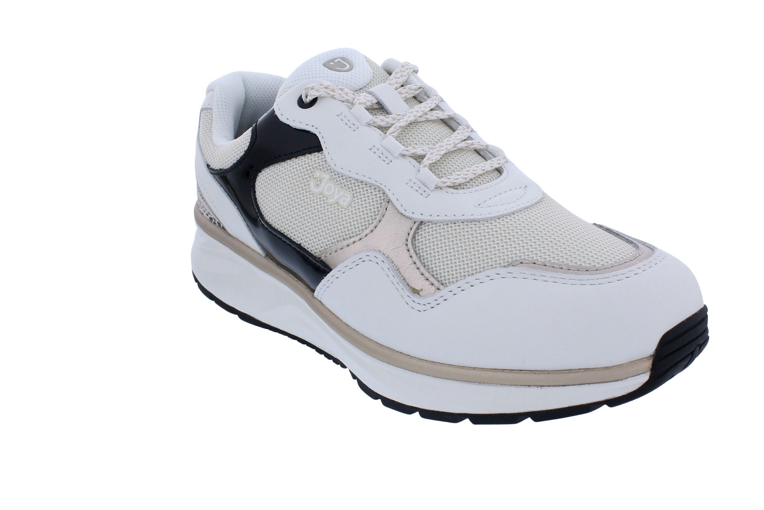 Joya Joya Sneaker Tina III White-Gold JY121A, Glattleder und Mesh, Active-S günstig online kaufen