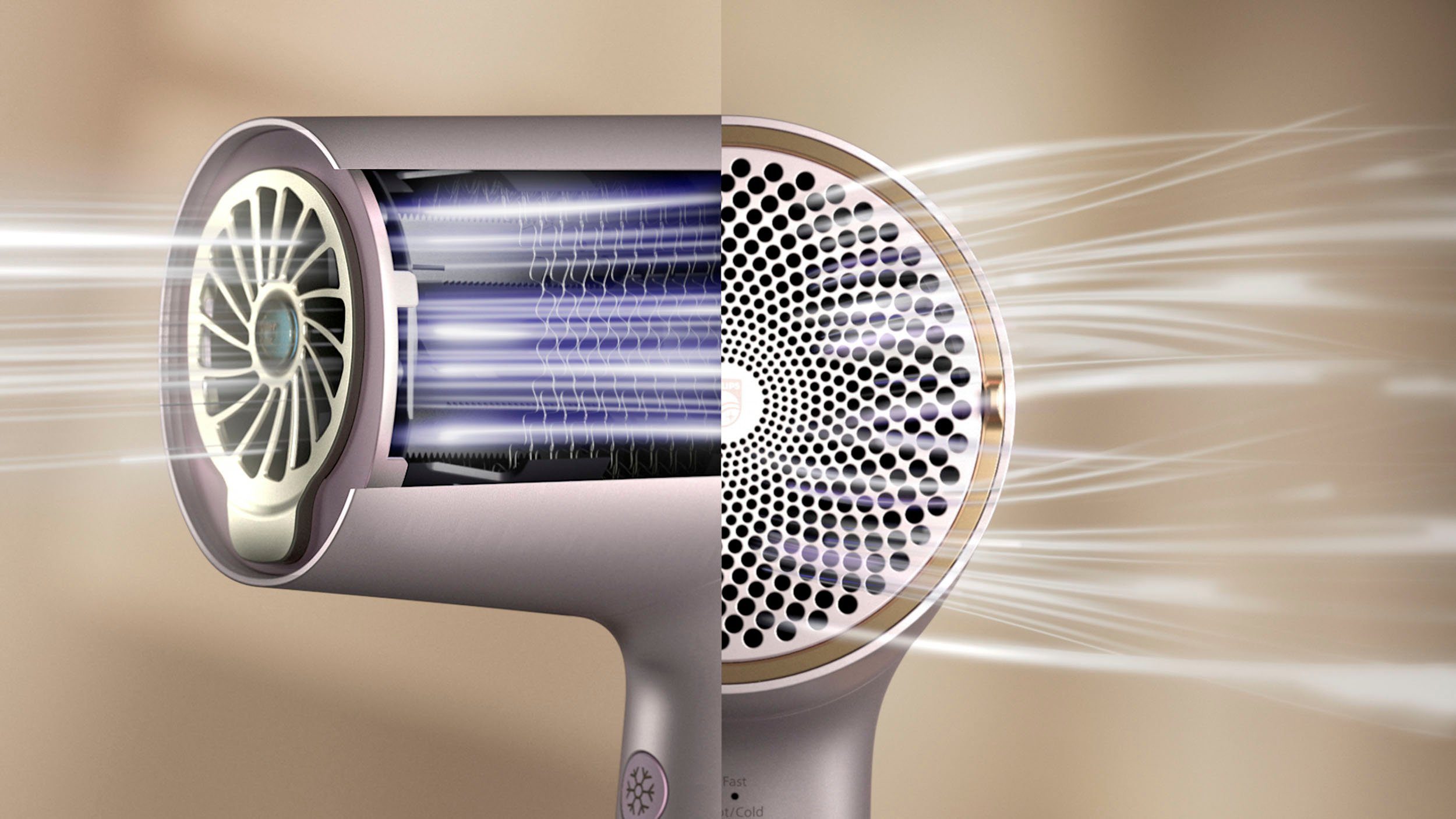 Philips Haartrockner Serie 7000 BHD723/10, 1800 W, mit ThermoShield Advanced, 4 Hitze- und 2 Geschwindigkeitsstufen