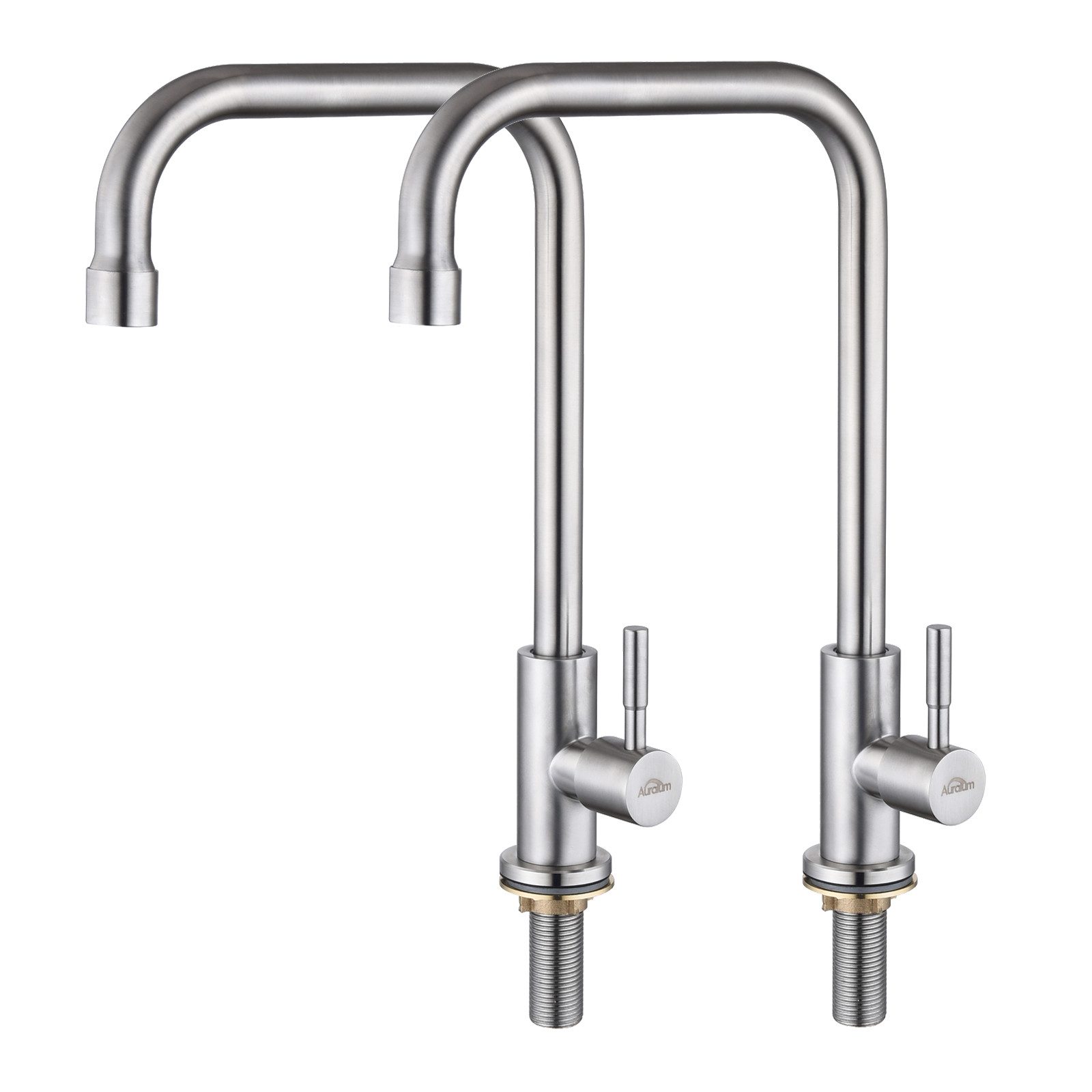 Auralum Max Küchenarmatur 2x Edelstahl Spültischarmatur günstig online kaufen