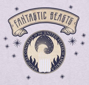 Sarcia.eu Pyjama Fantastic Beasts Pyjama/Schlafanzug, kurzärmelig, beige-dunkelblau S