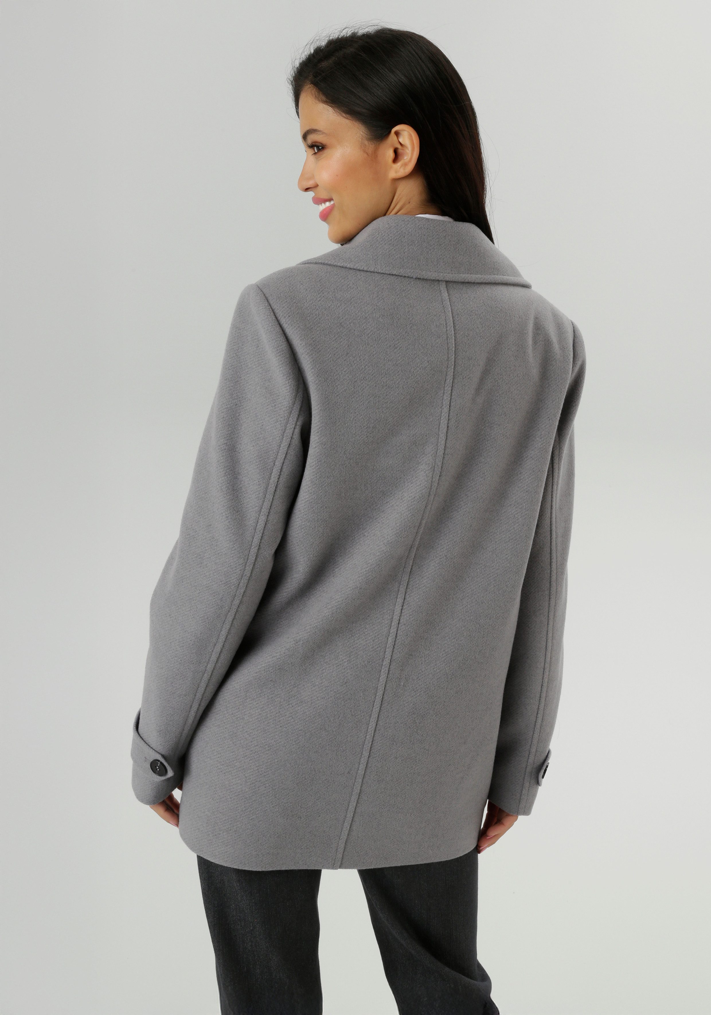 Aniston SELECTED Cabanjacke mit breitem Reverskragen günstig online kaufen
