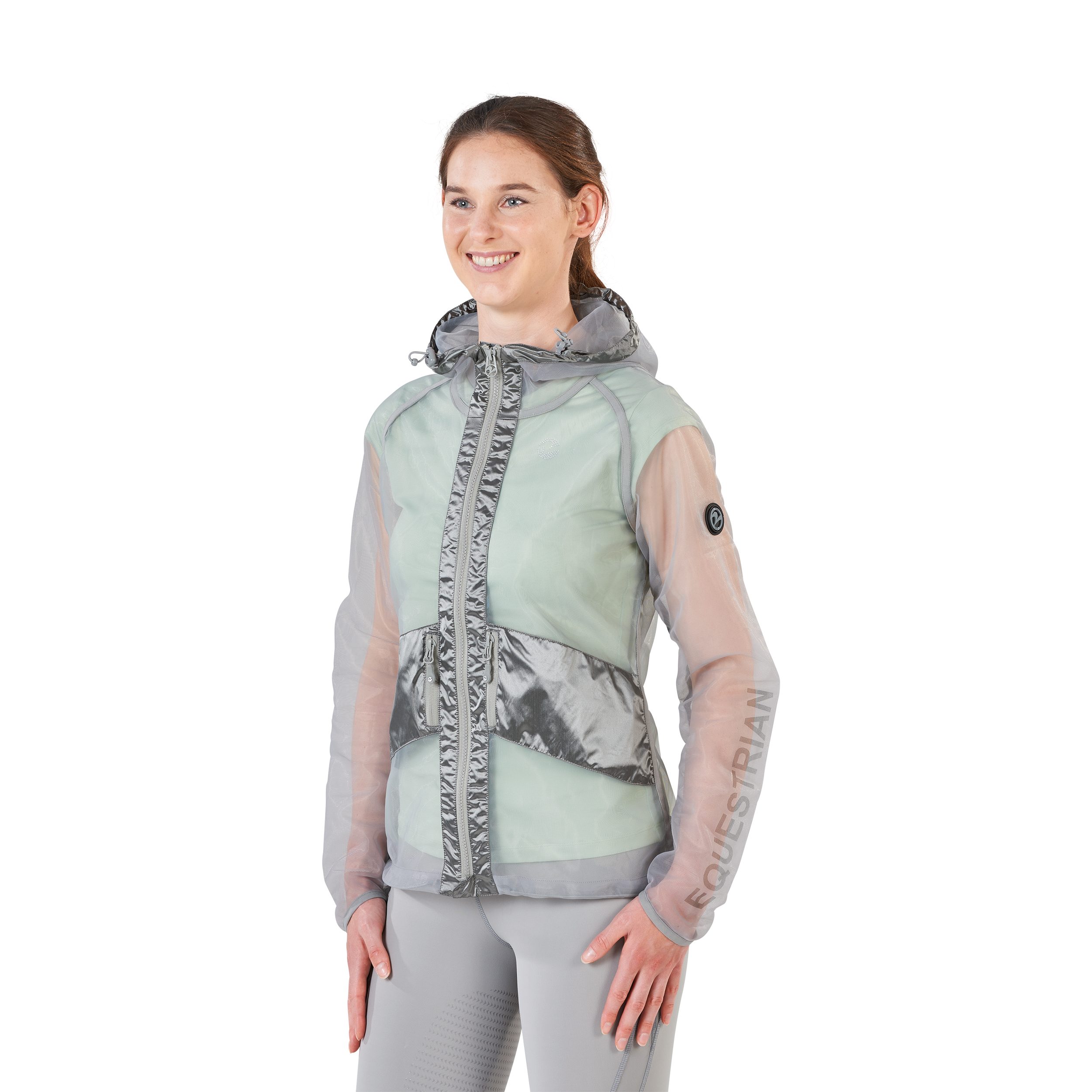 BUSSE Outdoorjacke Insektenschutz Jacke Fliegenabwehr Jacke grau im  Fliegennetz-Design