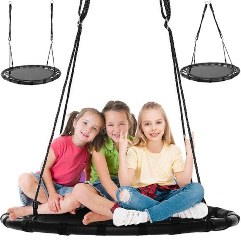 ISO TRADE Nestschaukel Storchennestschaukel Kinderschaukel, (Spar-Set, 1-tlg., schnelle Installation), allen benötigten Teilen für einen einfachen & schnellen Aufbau