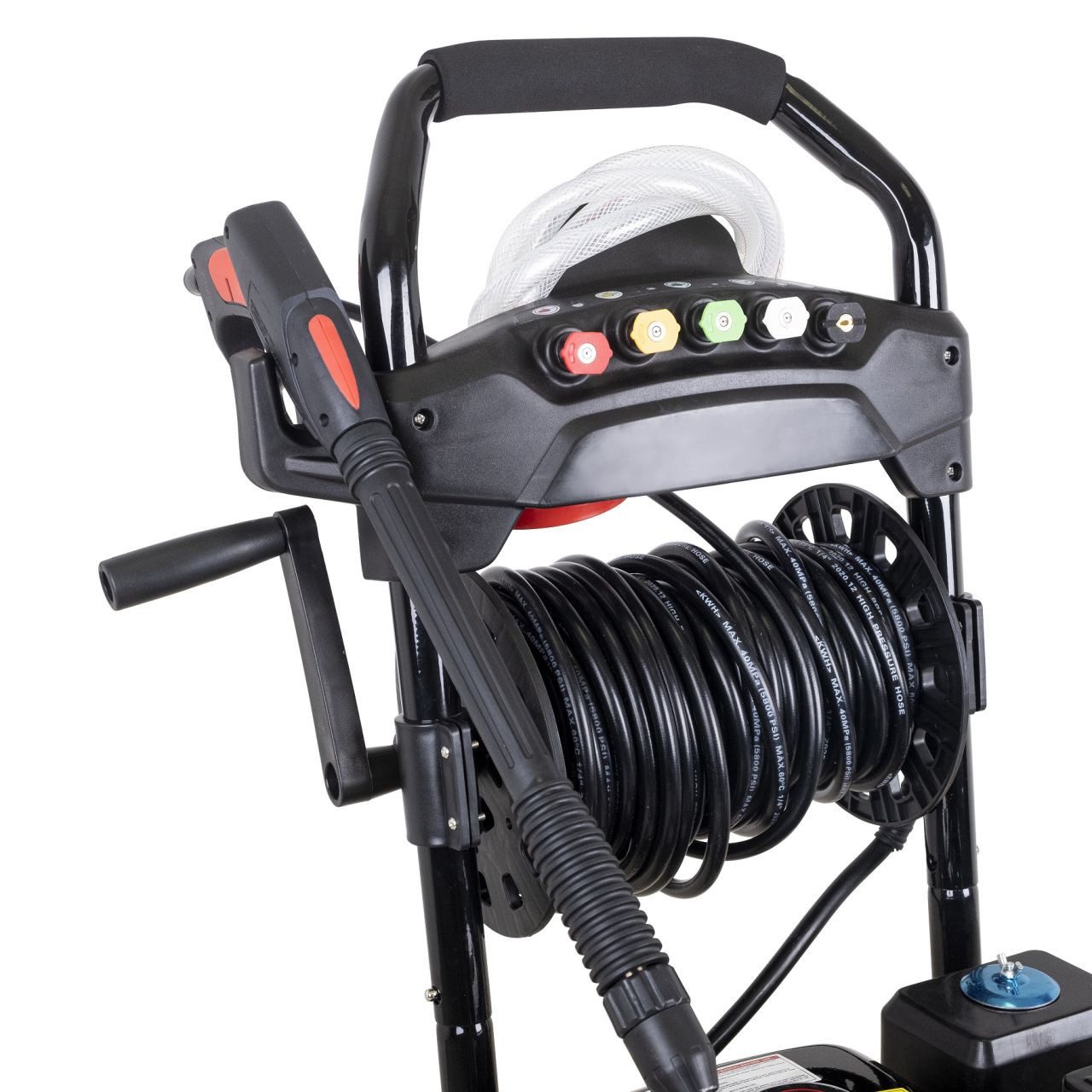 DeTec. Hochdruckreiniger Benzin DT-KR170D mit 7 PS Motor, 5 Arbeitsdüsen, selbstansaugend, Druck max: 170,00 bar, mit umfangreichem Zubehör