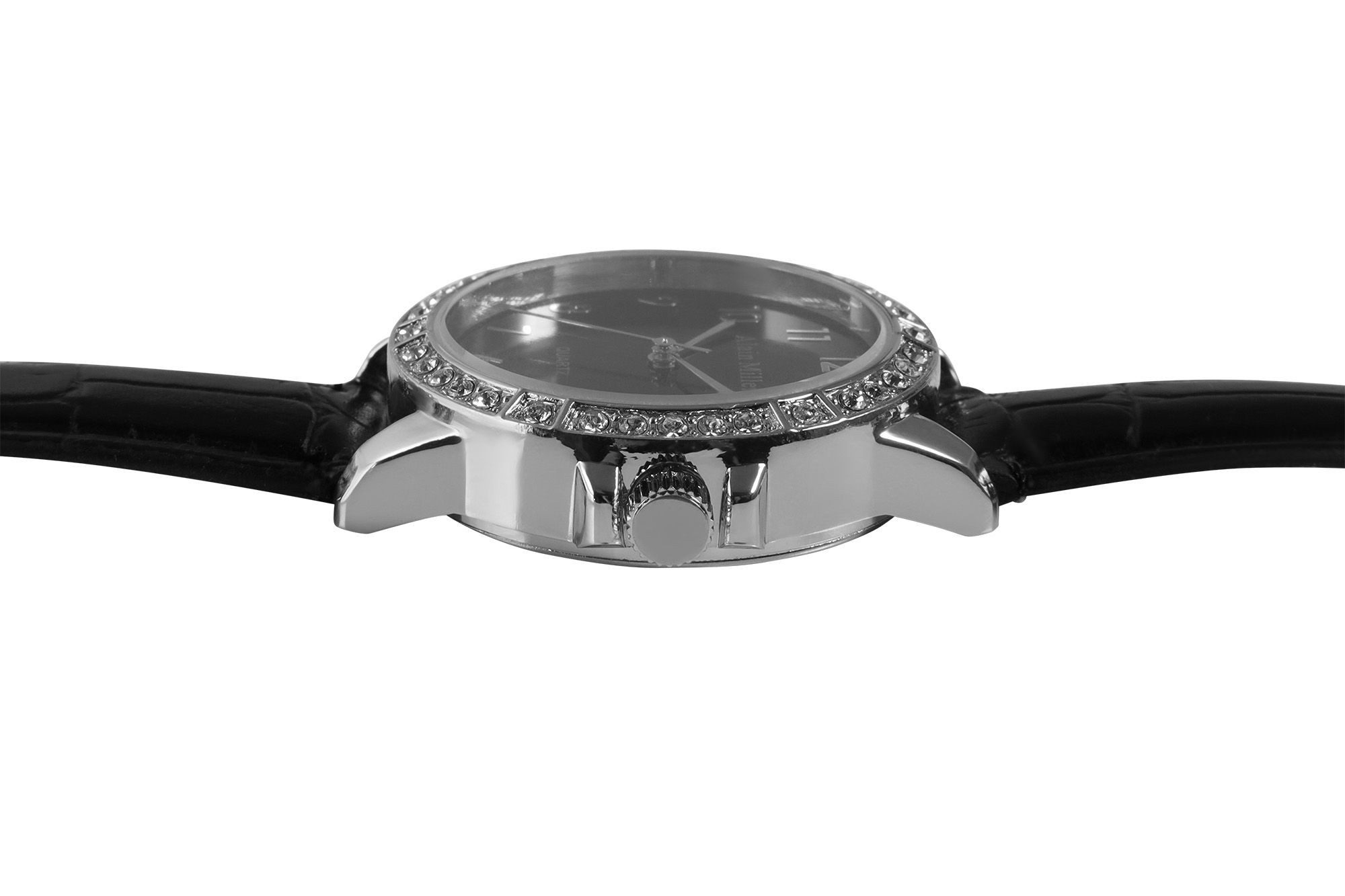 Alain Miller Quarzuhr Mineralglas